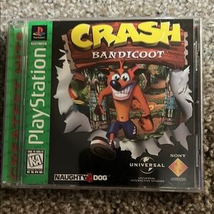 Crash Bandicoot Video Game - Green Case